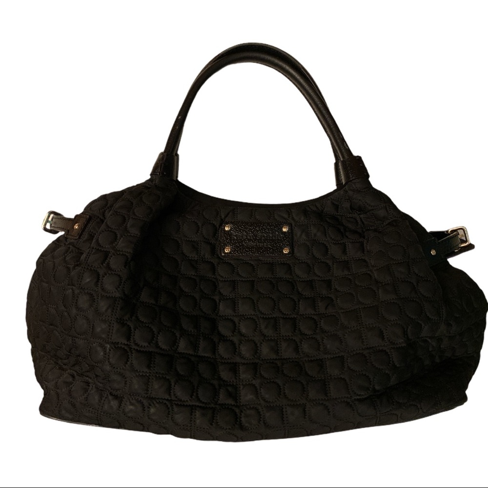 Kate Spade Black Quilted Bag.